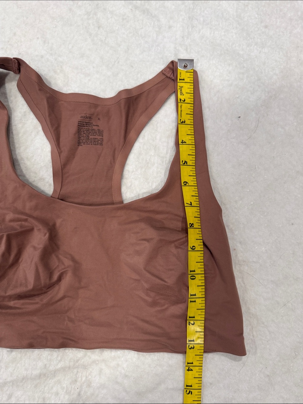 Auden Seamless Racerback Bralette in Brown - Picture 5 of 5